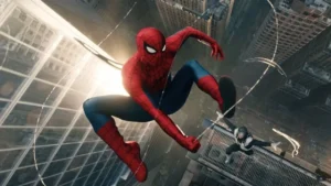 Spider-Man i aksjon i filmen Brand New Day